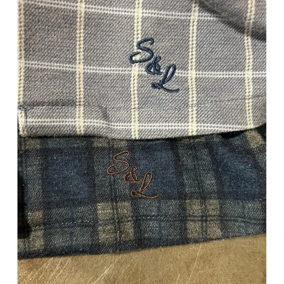 State & Liberty Performance Flannel Shirt (2) Mens Sz M Structured Athletic Fit - Picture 3 of 11